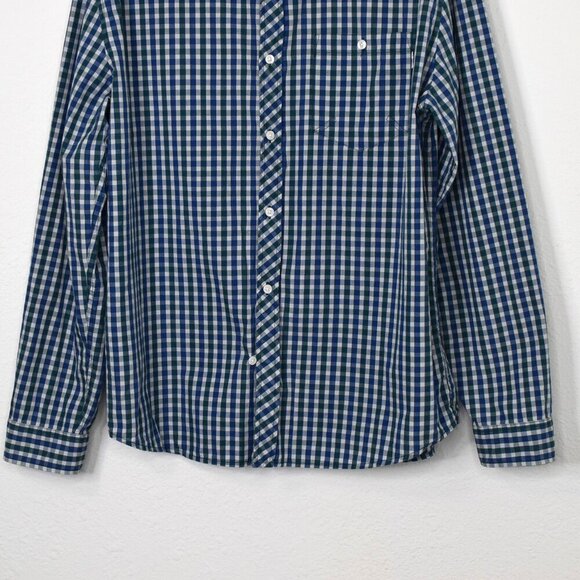 Brooklyn Industries Mens Gingham Button Down Shirt Sz XL Grandpa Preppy Academia - Picture 3 of 16